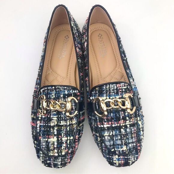 Patrizia Spring Step CHANELLO Multicolored Sparkle Tweed Knit knot Loafer - Picture 6 of 15